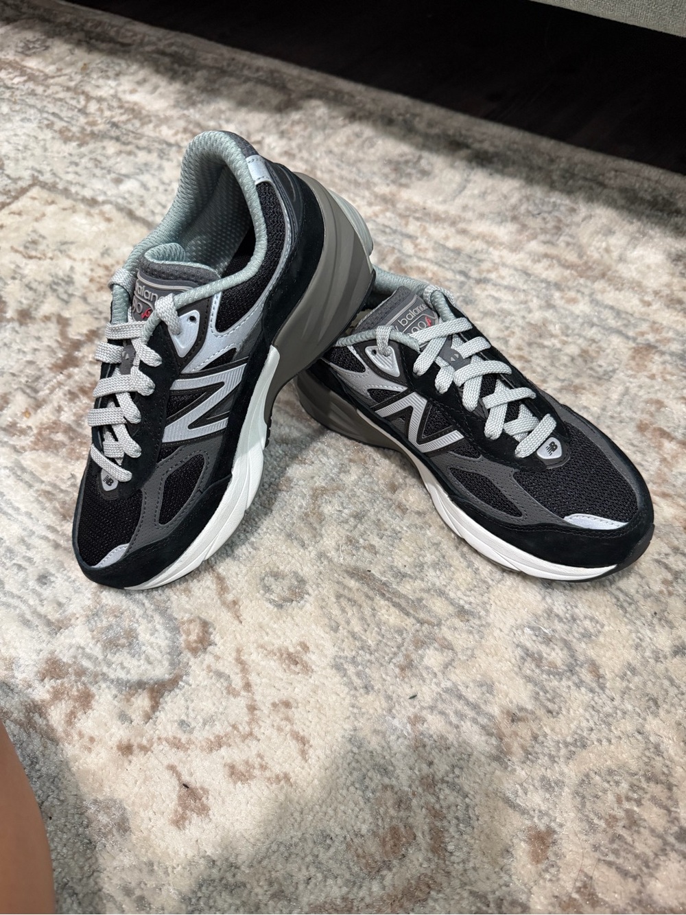 New Balance Black & Gray Men's Running Sneakers